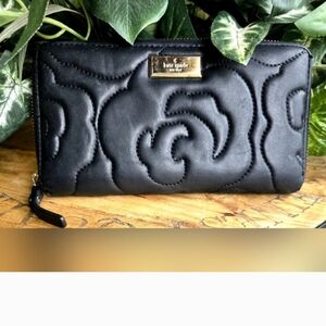 Kate Spade Black Sedgewick Embossed Women's Wallet
